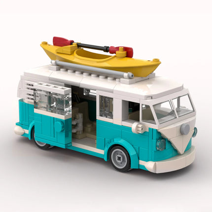 T1 Camper Van Building Blocks 309pcs - Technical Model