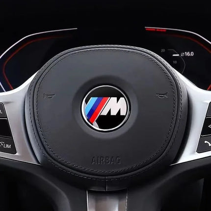 Car Steering Wheel Decoration Badge 45mm Sticker Accessories For BMW F25 F26 F16 F15 F34 F07 F40 F10 F45 F46 G20 G22 G23 G12 F13
