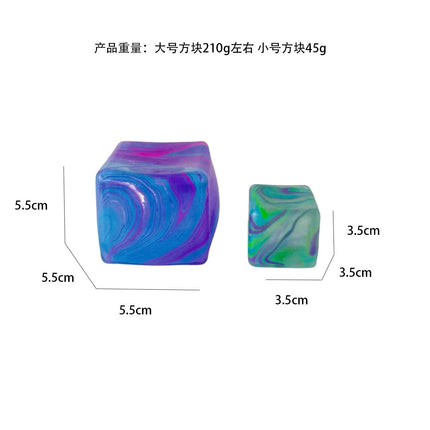 Needoh Snowflake Ice Cube Malt Sugar Squishy Mystery Blind Box Stress Relief Slow Rising Squeeze Toys Anti-Anxiety Fidget Toys