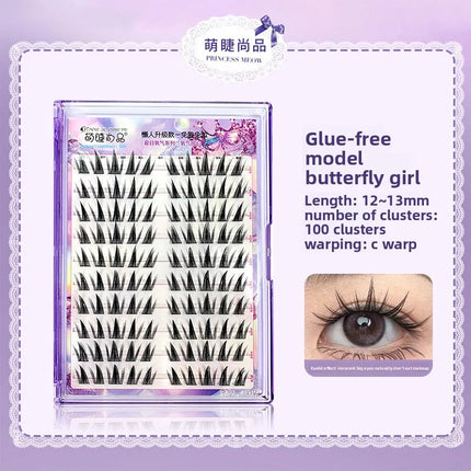 No Glue Needed False Eyelashes Lower Lashes Wispy Cat Eye Lashes Voluminous Fluffy Natural Look Daily Wear Easy to Apply