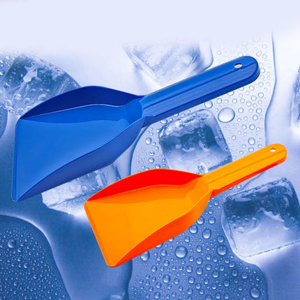 Ice Scraper For Refrigerator Frost Removal Handheld Deicing Shovel With Ergonomic Handle ABS Plastic Snow Tool For Car Windows/