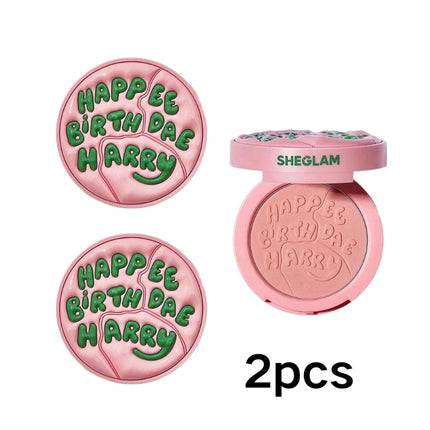 Cute Blusher Peach Milk Pink Cream 3D Embossed Girl's Blush Natural Cheek Tint Brighten Waterproof Matte Face Contouring Blush