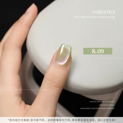 36-color/set Star River Cat Eye Gel Nail Polish 15ml Magnetic Gel Glass Beads Semi Permanent Soak Off UV Nail Gel For Nail Salon
