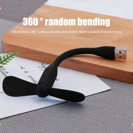 USB Small Fan Flexible Bendable Mini Fan For Power Bank Laptop PC Charger Portable Hand Cooling Fans For Computer Summer Gadgets