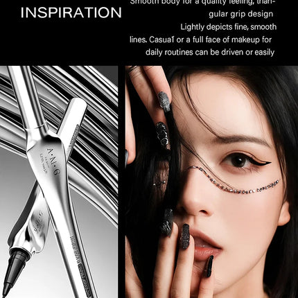 A.M.G Smooth Quick-Drying Eyeliner Pen Waterproof, Smudge-Proof, Long-Lasting, Colorful Eyeliner Pen