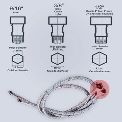 Universal Swivel Black Hose Kitchen Faucet Kitchen Sink Faucet Sink Tap Mounted Deck Bathroom Hot And Cold Water Mixer Crane