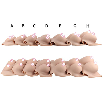 Drag Queen Breast Plate For Crossdresser Silicone Breast Forms Huge Boobs For Transgender Cosplay Shemale Plate