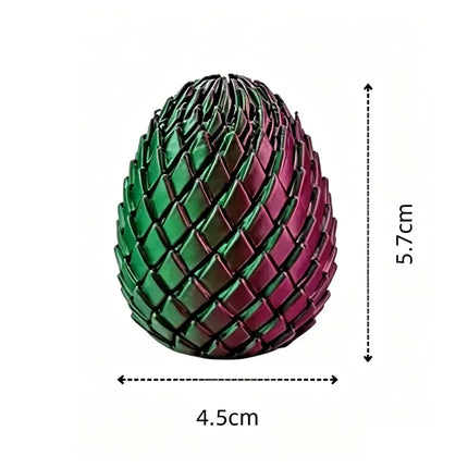 /2026new product 3D Printing Dragon Egg Stress Relief Model, Deformable Twist Egg, Creative Stress-Relief Gadget Desk Ornament