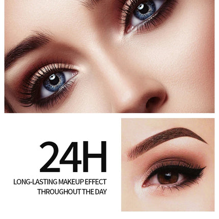 YANQINA Liquid Eyeliner Pencil 4D Waterproof Mascara Set Cosmetics Eye Liner Thick Curling Mascara Eyebrow Pencil Eyes Makeup