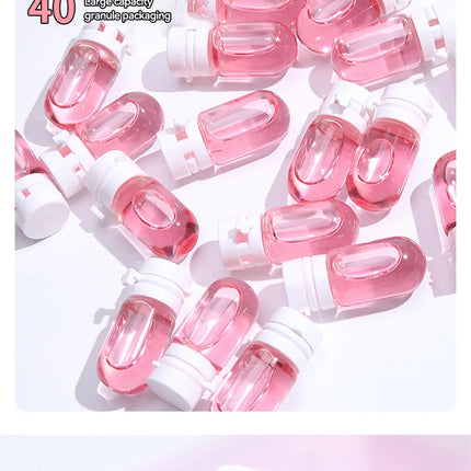 ZVEV Micelle Water - 40 capsules, plant essence purification for eyes, lips and face, essential makeup remover for trave
