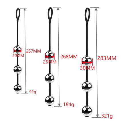 Erotic Weighted Vaginal Egg 20 25 30mm Geisha Kegel Exerciser Metal Ben Wa Ball Anal Beads Adult Sex Toys for Woman