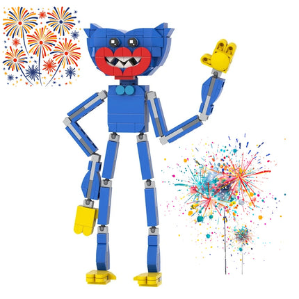 2026 new Nightmare Compatible Building Block MOC Horror Game Figure Catnap Bricks Animal Monster
