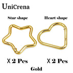 Gold Star-Heart
