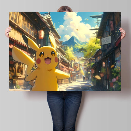 Anime Pokemon Pikachu Mewtwo Poster Canvas Painting Home Modern Living Room Painting Wall Art Decoration Painting Children Gifts