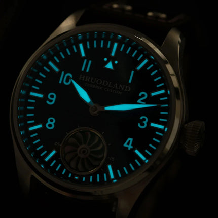 Hruodland 2026 new retro pilot 43MM men's manual mechanical watch ST3620 sapphire waterproof 10Bar BGW-9 reloj hombre