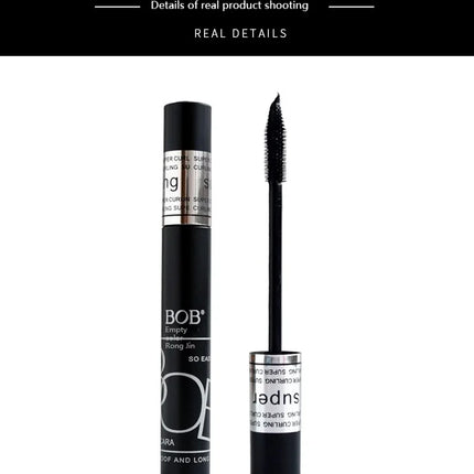 BOB Stunning Long Mascara Waterproof Curl Thick Curve Brush Head Not Dizzy Makeup Not Easy to Take Off Makeup