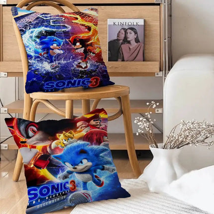 Sonic Cushion Cover Pillow Case 40x40cm 45x45cm / Sonic Cushion Cover Pillow Case