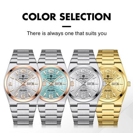 PAAZOMU Sport Luxury Men's Wristwatch High Quality Waterproof Luminous Watch For Men Fashion Date Week Quartz Men's Watches Reloj
