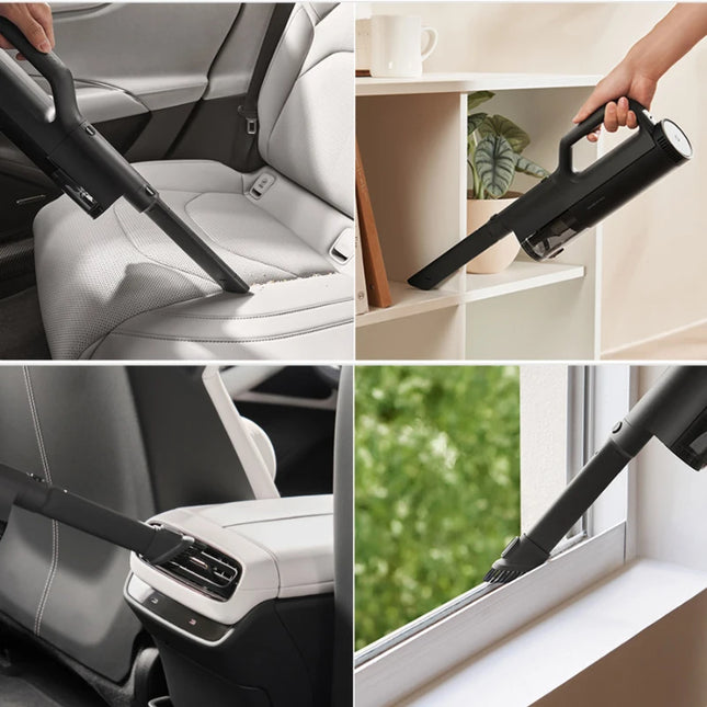 Mijia Car Vacuum Cleaner 21kPa Suction Type-C Charging 5-Stage Filtration 2400mAh Home Wireless Vacuum Cleaners Washable