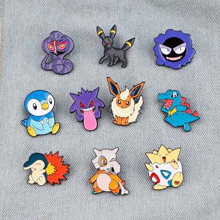Cartoon Pins Gengar Enamel Pin Brooch For Women Men Accessories Cute Lapel Pins Backpack Shirts Badges Collection Toy Gift