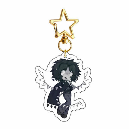 Game Forsaken Cosplay Keychain Unisex Kawaii Acrylic Keyring Key Chain Bag Decoration Ornament Props
