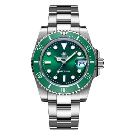 ADDIESDIVE Classic Men's Quartz Watch 20Bar Waterproof Super Luminous Diving Watches Stainless Steel Ceramic Bezel MY-H3-2 Watch