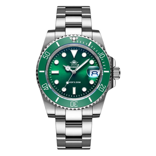ADDIESDIVE Classic Men's Quartz Watch 20Bar Waterproof Super Luminous Diving Watches Stainless Steel Ceramic Bezel MY-H3-2 Watch
