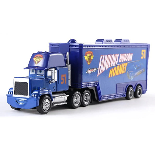 Pixar Cars Storm Jackson Truck Lightning McQueen Racing Toy Car 2 Car 3 1/55 Ratio Die Casting Mack Model Birthday Gifts