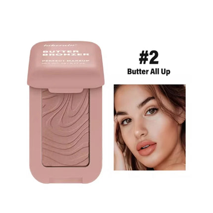 Matte Butter Powder Blush Bronzer Contour Natural Brighten Cheek Tint Rubores Single Color Blusher Rouge Palette Korean Makeup