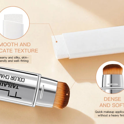 Tlm Color Changing Foundation Stick with Spf 15 Adjusting Nude, All-Day Lasting, Natural-Looking Complexion