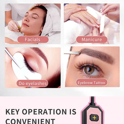 2025 Custom LOGO NEW Half-Moon Ring Light Moon Lamp Makeup Skincare Beauty Tattoo Lash Light Nail Table Facial Bed Clip-on Lamp