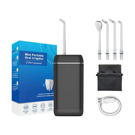 NEW Electric Oral Irrigator Mini Portable Water Flosser 200ML 3Mode Dental Teeth Pick Whitening Cleaner Waterpulse Tooth Cleaner