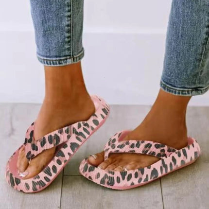 2025 Women Plaid Thong Flip Flops Summer Thick Platform Slides Ladies Non Slip Clip Toe Slippers Soft Casual Outdoor Beach Shoes