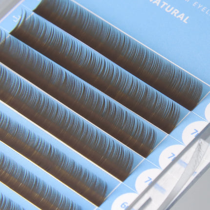 ANNAFRIS Brown Bottom Lower Lashes 567mm Short Sizes Individual Eyelash Extension Natural Synthetic Mink Lower Eyebrow Eyelashes