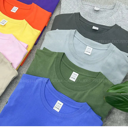 Custom T shirt Customized tshirt Personalized Tee Shirt Diy Print Your Photo Brand Logo Text Men Women 100% Cotton Premium Gift