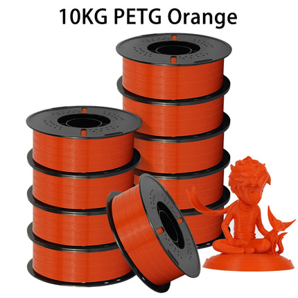 10KG PLA PETG TPU Filament 1.75mm Dimensional Accuracy+/-0.03mm No Bubble High Quality Multicolor 3D Printer Filament