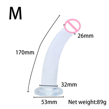 Artificial Dildo Anal Butt Plug Trainer Anal Expansion Training Prostate Vaginal Adult Sex Toy for Women Gays and Lesbians