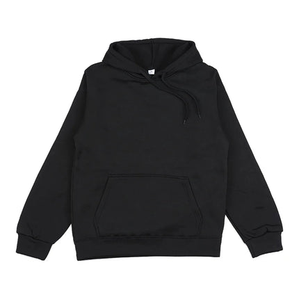 2025 Autumn and Winter New Unisex Fashion Fashion Fashion Brand Casual Hooded Sweater Sports Jogging Solid Color Loose Pullover