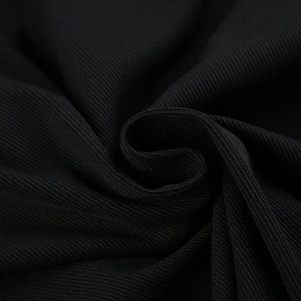 Women's T-shirt Autumn New Black Long Sleeves Crop Top Casual Fashion Zippers T-shirt Lady Turn-down Collar Sexy Tops Clothing