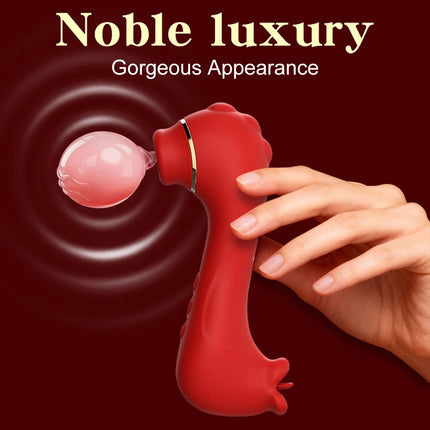 2 in 1 Sucking Vibrator Female Clit Nipple Stimulator G Spot Oral Licking Sexual Masturbator Erotic Adult Sex Toys for Women