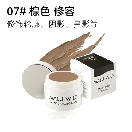 MALU WUILZ Concealer Palette Cream Texture Covers Acne Marks Dark Circles Multifunction Face Makeup Lasting Brighten Cosmetics