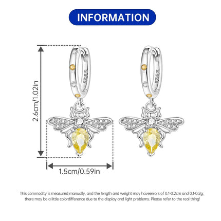 Hot Sale Original 925 Sterling Silver Zircon Pink Paw Print Earrings Heart Flower Leaf Design Women Party Jewelry Gift Ear Loops