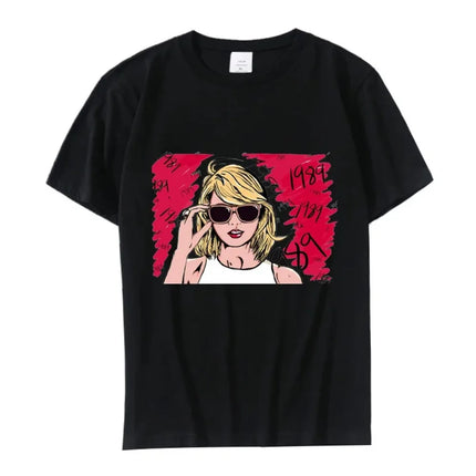 Women's T-Shirt 1989 Women Clothing Cotton Summer Fashion Letter Print Tops Tees Swift Fans Peripheral Female Y2K Streetwear Men