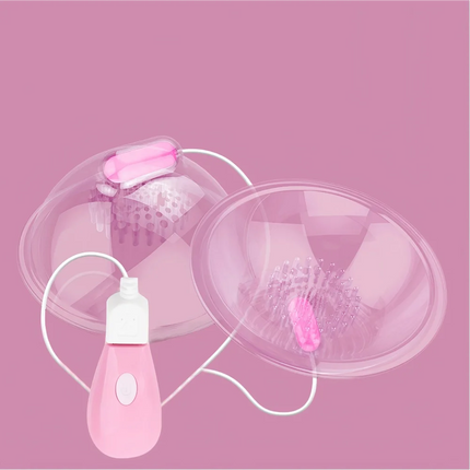 Nipple Stimulator with 2/3 Heads Optional, Suction & Vibration Breast Pump, Licking Tongue Massager for Women Adult Toy