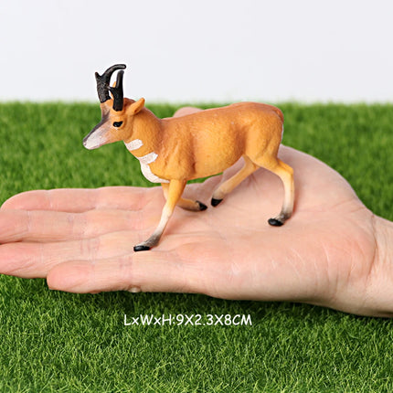 Realistic Farm Animal Shropshires Merino Sheep Goat Argali Antelope Gazella Waterbuck Model Figures Birthday Christmas Toys Gift