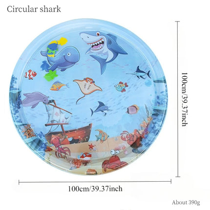 Cat Water Bed Mattress Pet Pat Water Mat Large Dog Inflatable Water Ice Mat Cooling Thickened Scratch-Resistant Small Fish Toy