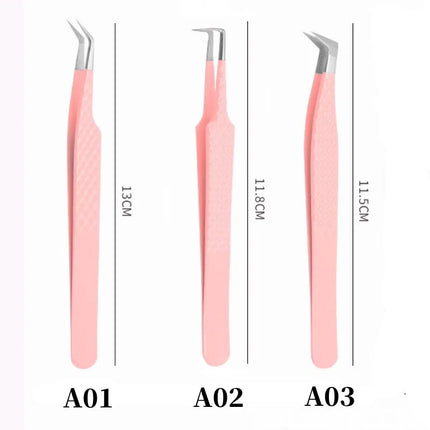 Lash Tweezers with Fiber Tip Tweezers for Eyelash Extensions Fiber Tips Eyelash Tweezers Eyelash Extensions Lash Tweezers