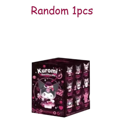 Sanrio Kuromi Sparkling Idol Series Blind Box Cute Anime Figure Mystery Box Kuromi Doll Collect Desktop Decor Surprise Gift Toys