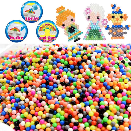 30 Color 300pcs Refill  Bag Beads Puzzle Crystal Color DIY Magic Beads Water Spray Ball Games 3D Handmade Magic Toy for Children