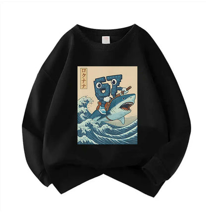 Pullover Spring Crew Neck Six Seven Italian Brainrot 67 Number Graphic Print Hoodie Boy/Girl Kids Comfortable Sweatshirt
